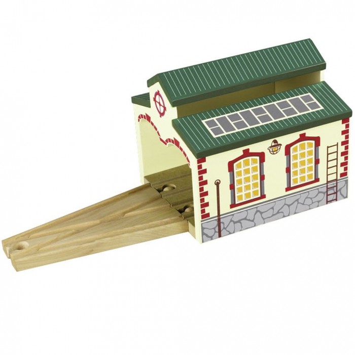 Depou Garaj pentru trenulete cu 2 intrari din lemn Maxim Shed